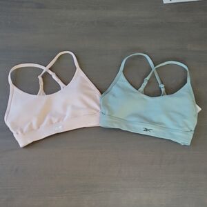 Reebox Lux Strappy Sports Bra Bundle